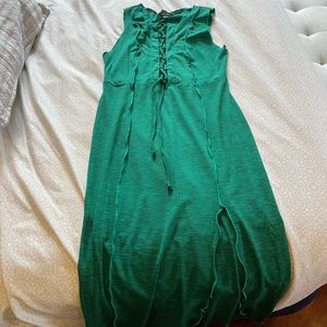 Green wild fable dress